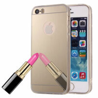 Tükrözött védőburkolat iPhone 5 / 5S / SE (2016) -re – arany