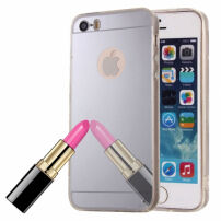 Tükrözött védőburkolat iPhone 5 / 5S / SE (2016) -re – ezüst