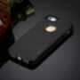 MOTOMO fémből készült hátlap Apple iPhone 5 / 5S / SE (2016) – fekete
