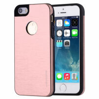 MOTOMO fémből készült hátlap Apple iPhone 5 / 5S / SE (2016) – rózsaszín arany (Rose Gold)