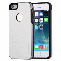 MOTOMO fémből készült hátlap Apple iPhone 5 / 5S / SE (2016) – ezüst