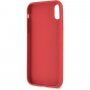 Guess Debossed Peony tok iPhone X / XS - piros