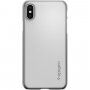 Spigen Thin Fit vékony tok iPhone X - ezüst