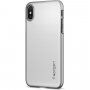 Spigen Thin Fit vékony tok iPhone X - ezüst