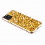 Puha műanyag tok csillámokkal iPhone 11 Pro Max - arany