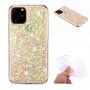 Puha műanyag tok csillámokkal iPhone 11 Pro Max - színes