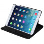 Forgatható 360°-os védőtok - iPad 9,7" (2017/2018) / Air 1 / 2 / Pro 9,7" - fekete