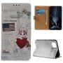 Flip cover tok állvánnyal - utazás - iPhone 11 Pro Max - színes
