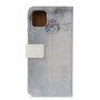 Flip cover tok állvánnyal - utazás - iPhone 11 Pro Max - színes