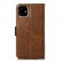 Flip cover tok állvánnyal iPhone 11 - kávés barna