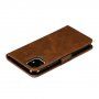 Flip cover tok állvánnyal iPhone 11 - kávés barna