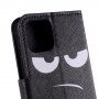 Flip cover tok állvánnyal - Do not touch my phone - iPhone 11 Pro - fekete