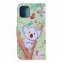 Flip cover tok állvánnyal - koala - iPhone 11 Pro - színes