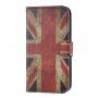 Flip cover tok állvánnyal - retró UK zászló - iPhone 11 Pro - színes