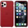 Eredeti Apple bőr tok iPhone 11 Pro Max - piros