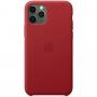 Eredeti Apple bőr tok iPhone 11 Pro Max - piros