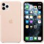 Eredeti Apple szilikon tok iPhone 11 Pro Max - homok rózsaszín