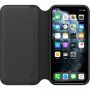 Eredeti Apple Folia bőr flip cover tok iPhone 11 Pro - fekete
