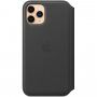 Eredeti Apple Folia bőr flip cover tok iPhone 11 Pro - fekete