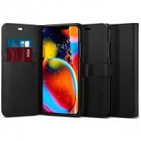 Spigen Wallet S pénztárcás tok iPhone 11 Pro Max - fekete