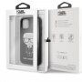 Karl Lagerfeld Glitter Iconic Body tok iPhone 11 Pro Max - fekete