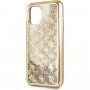 Guess 4G Peony Glitter mozgó tok iPhone 11 Pro Max - arany
