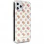Guess Iridescent 4G Peony tok iPhone 11 Pro Max - fehér