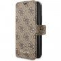 Guess 4G Book flip cover tok iPhone 11 - barna