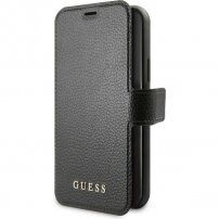 Guess Iridescent Book flip cover tok iPhone 11 Pro - fekete