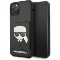 Karl Lagerfeld tok kártyatárolóval iPhone 11 Pro Max - fekete