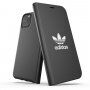 Adidas Originals Booklet Basic flip cover tok iPhone 11 Pro Max - fekete