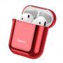 Baseus fényes tok fogantyúval AirPods 1 / 2 - piros