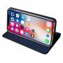 Dux Ducis flip cover tok iPhone XR - sötétkék