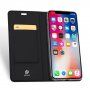 Dux Ducis flip cover tok iPhone XR - fekete