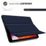 Smart borító állvánnyal és alvás funkcióval iPad 10,2" (2019-2021) - kék