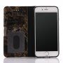 Flip cover tok márvány mintával iPhone 7 / 8 - fekete