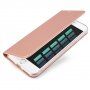 Dux Ducis flip cover tok állvánnyal iPhone 7 / 8 - arany-rózsaszín