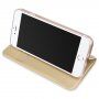 Dux Ducis flip cover tok állvánnyal iPhone 7 / 8 - arany