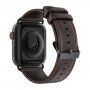 DUX DUCIS bőr szíj - Apple Watch Ultra 49mm / 46mm / 45mm / 44mm / 42mm - kávés barna