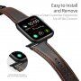 DUX DUCIS bőr szíj - Apple Watch Ultra 49mm / 46mm / 45mm / 44mm / 42mm - kávés barna
