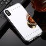 Tükrös tok iPhone XR - ezüst