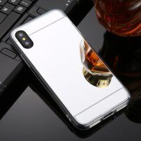 Tükrös tok iPhone XR - ezüst