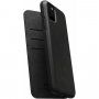 Nomad Folio bőr flip cover tok iPhone 11 Pro Max - fekete