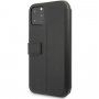 Mercedes Quilted Perf flip cover tok iPhone 11 Pro - fekete
