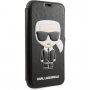 Karl Lagerfeld Ikonik flip cover tok iPhone 11 - fekete