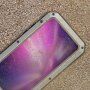 silikonu a tvrzeného skla pro iPhone 11 Pro - stříbrné