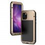 silikonu a tvrzeného skla pro iPhone 11 Pro - zlaté