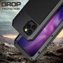 silikonu a tvrzeného skla pro iPhone 11 Pro Max - černé