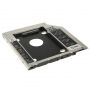 Cserélhető keret 2,5" HDD SATA diszk 9,5mm hátsó tokkal - MacBook Pro