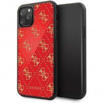 Guess tok arany logóval iPhone 11 Pro Max - piros